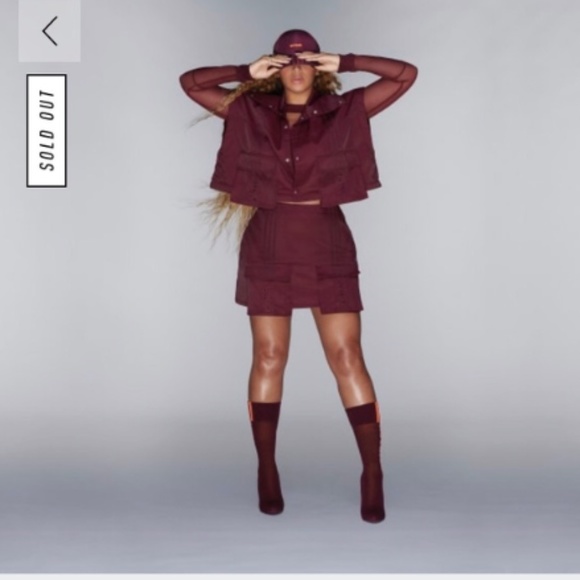 IVY PARK Dresses & Skirts - Ivy Park X Adidas Maroon Skirt